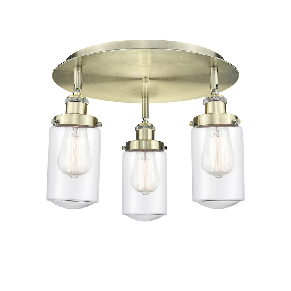 Innovations Lighting Dover - 3 Light 16" Flush Mount