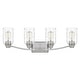 preview thumbnail 1 of 2, Quoizel Acacia 4-Light Bathroom Vanity Light Brushed Nickel