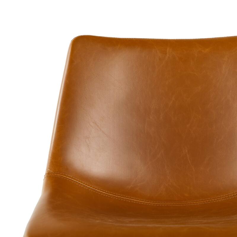 Middlebrook Designs Modern Faux Leather Counter Stool (Set of 2)