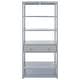 preview thumbnail 2 of 12, SAFAVIEH Johni 1-Drawer 5-Shelf Etagere Bookcase. - 32"W x 18"D x 70"H