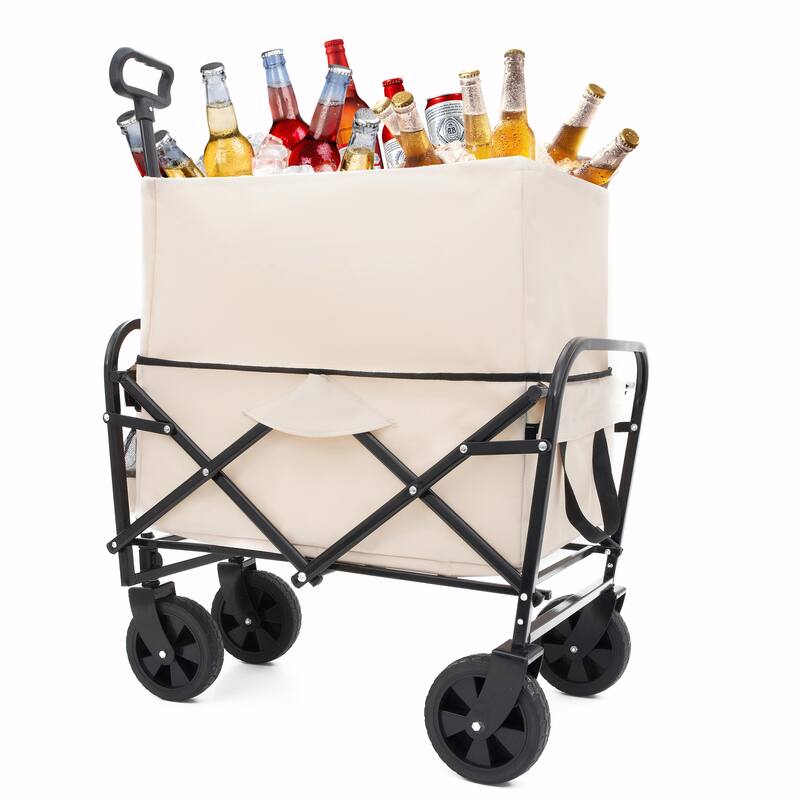 Minimeetall Multi-Use Bag & Collapsible Foldable Wagon Cart