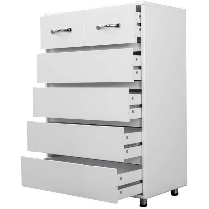 Merax 6drawer Chest, Tall Bedroom Storage Chest Bed Bath & Beyond