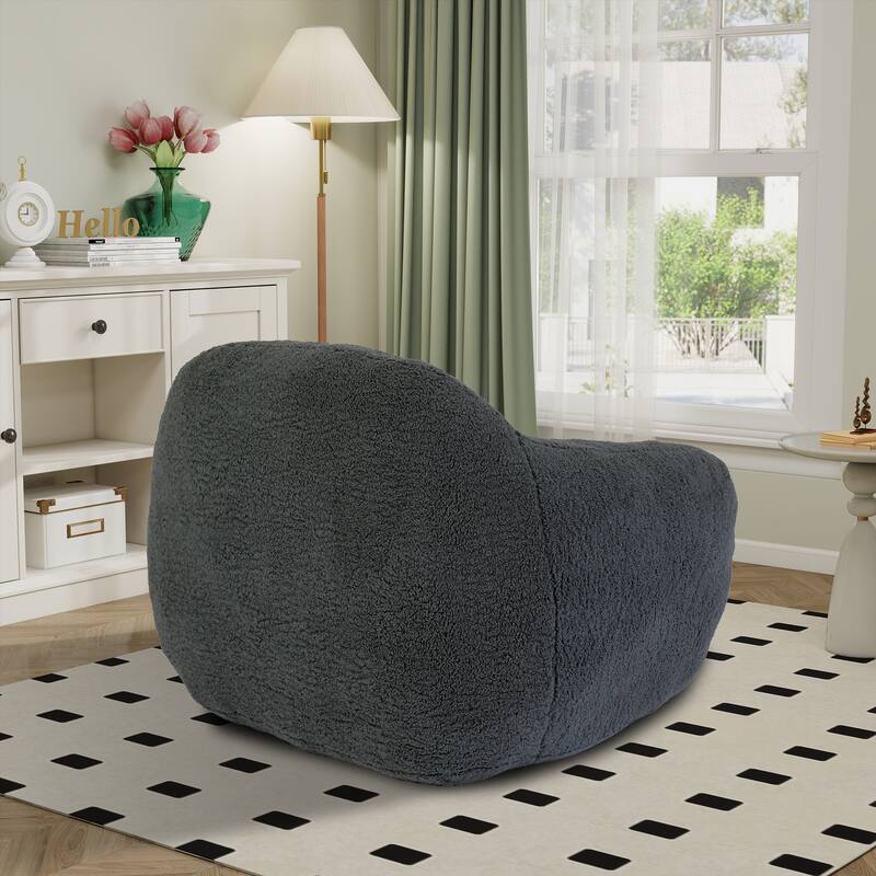 Teddy Bean Bag Chairs,Lazy Sofa Bean Bag Chairs with Armrest