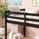 preview thumbnail 23 of 36, Solid Rubber Wooden Twin Loft Bed with Ladder