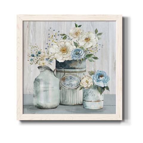 French Garden Flowers II-Premium Framed Canvas - Ready to Hang