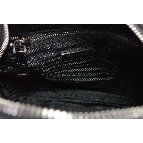 Shop Prada 1bz066 Zaino Black Quilted Tessuto Nylon Backpack