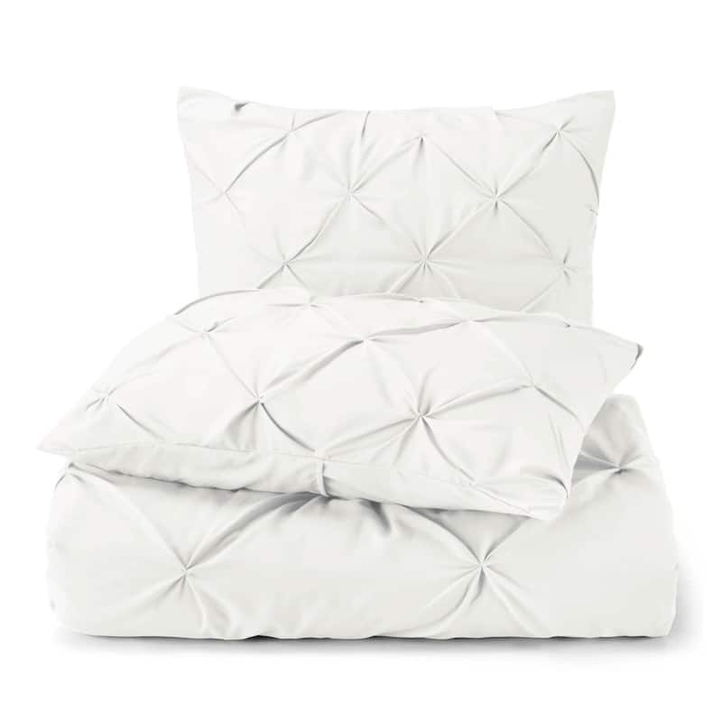 Nestl Pinch Pleat Down Alternative Ultra Soft Comforter Set