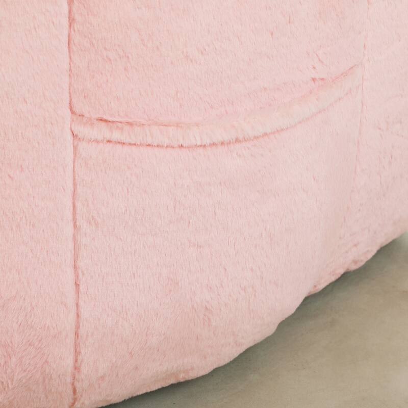 Homy Casa Soft Bean Bag Sofa Chair for Living Room Comfort