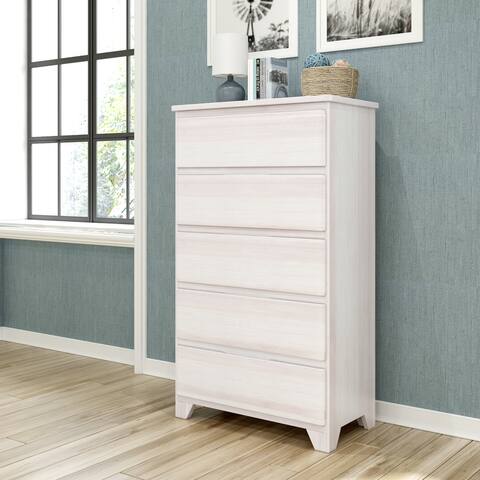 Max and Lily Farmhouse 5 Drawer Dresser
