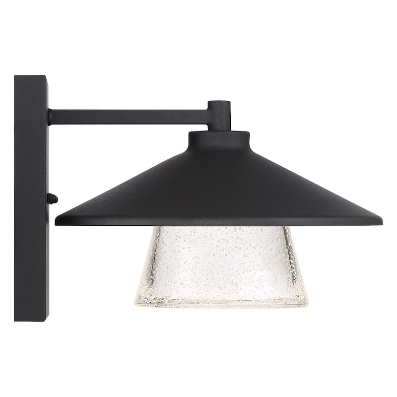 Silo 1-light Black Marine Grade LED Outdoor Wall Sconce