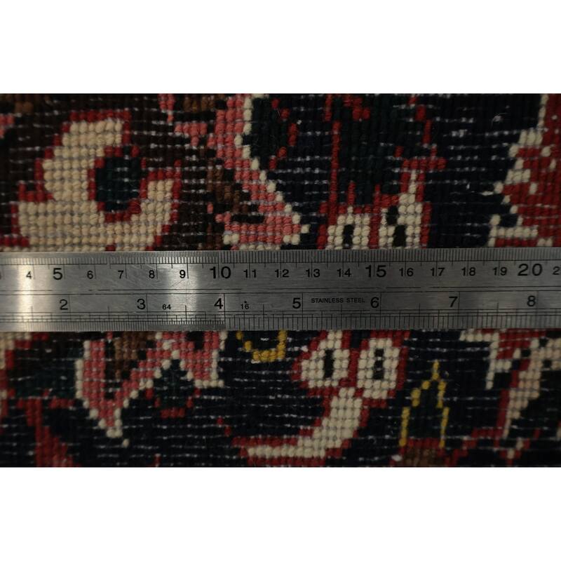 Hand Knotted Oriental 100% Wool Carpet Traditional Floral Red Bakhtiari Area Rug - 12' 9'' X 9' 10''