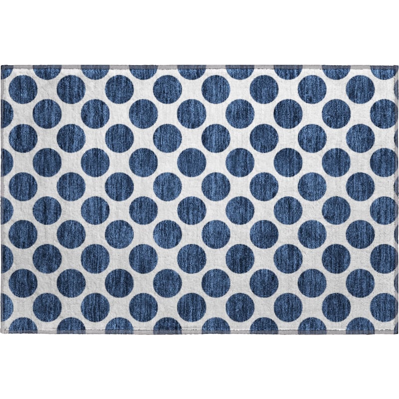 Premium Washable Super Soft Geo Dots Mayfield Rug