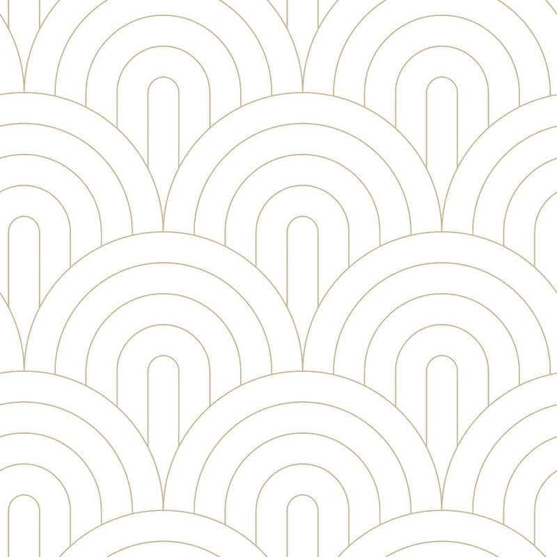 ESTA Home Lalique White Art Deco Motif Wallpaper