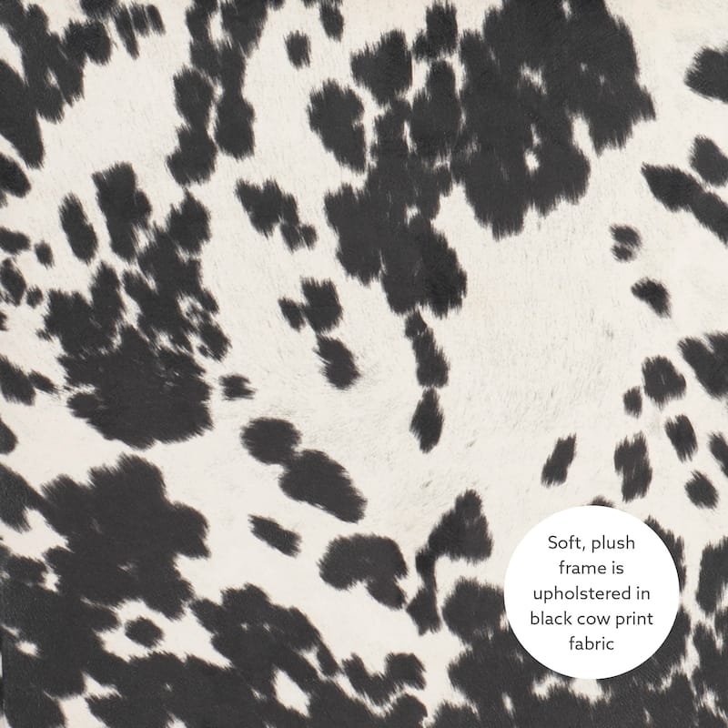 Violet Cow Print Office Chair