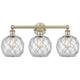 Option Antique Brass / Clear Glass with White Rope