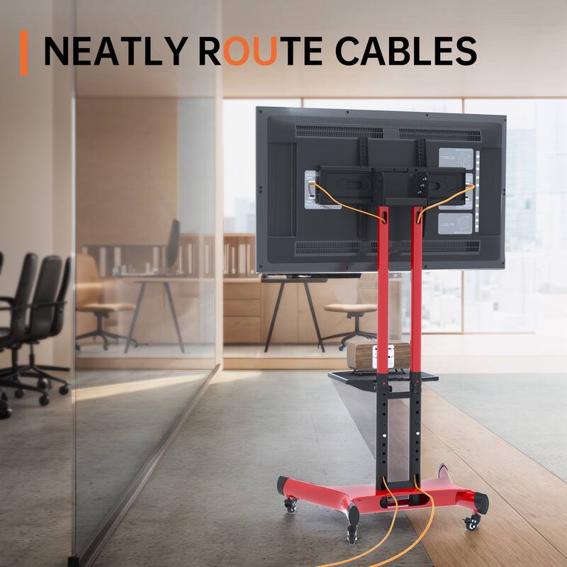 Swivel Universal TV Stand stand for 32-80 inch TVs tilting height adjustable