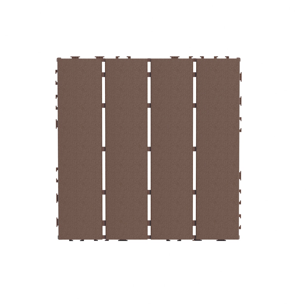 44 Pack Plastic Interlocking Deck Tiles 12"x12" Square Waterproof Outdoor Deck Tiles All Weather for Poolside Balcony Backyard