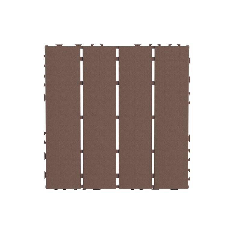 Plastic Interlocking Deck Tiles,44 Pack Patio Deck Tiles,12"x12" Square Waterproof Outdoor All Weather Use, Patio Decking Tiles