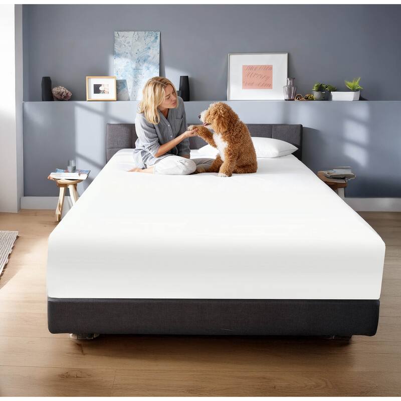 Superior Egyptian Cotton 650 TC Extra Deep Pocket Fitted Sheet - California King - 18" Deep Pocket - White