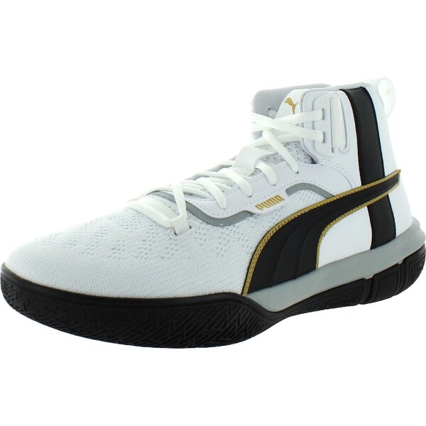puma basketball shoes black
