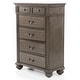 preview thumbnail 22 of 22, Furniture of America Vame Traditional Grey Wood 6-Piece Poster Bedroom Set