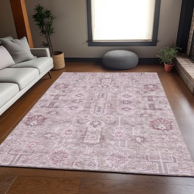 Premium Washable Super Soft Traditional Global Mayfield Rug
