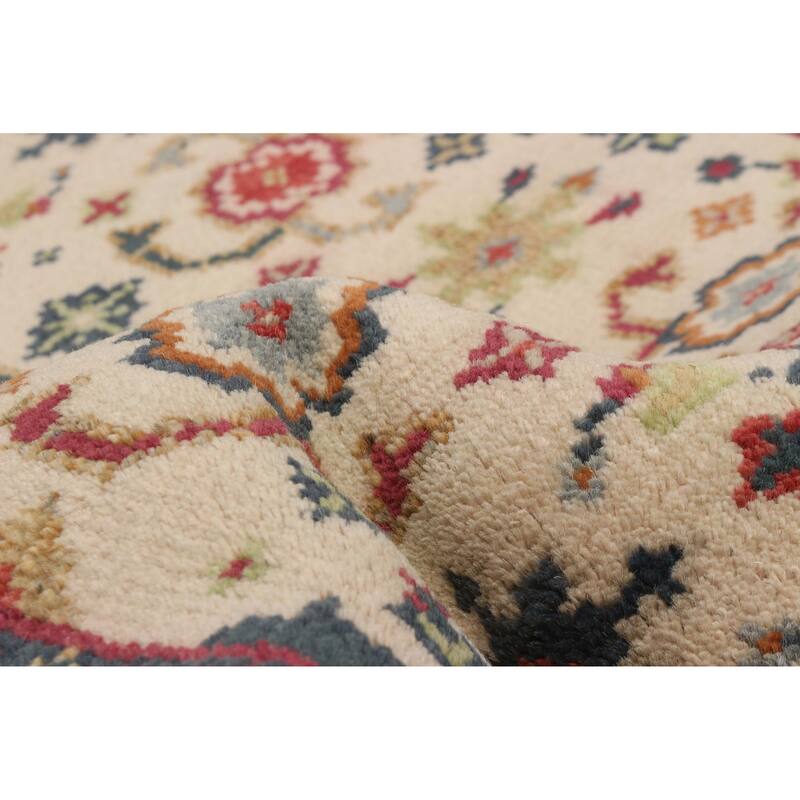 ECARPETGALLERY Hand-knotted Serapi Heritage Cream Wool Rug - 2'6 x 11'11