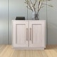 preview thumbnail 1 of 7, Patterson Driftwood 2 Door Accent Cabinet