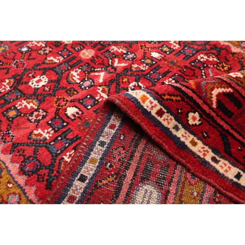 ECARPETGALLERY Hand-knotted Andelz Red Wool Rug - 2'10 x 10'4