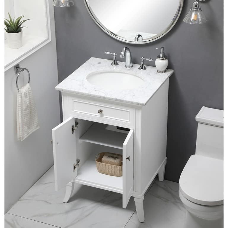 24" Bathroom Vanity with sink - 24"21.5"35"