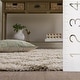 preview thumbnail 48 of 118, SAFAVIEH Dallas Shag Melahat Trellis 1.5-inch Thick Rug