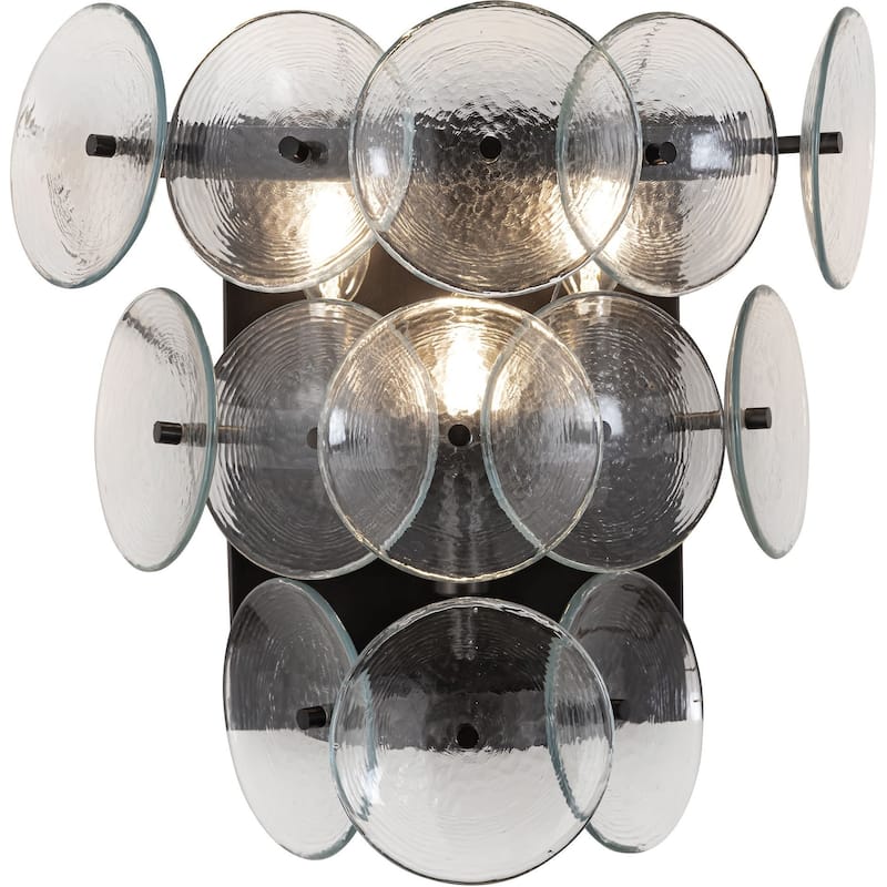 Maxim 21820TC Loren 3 Light 15" Tall Wall Sconce - Gunmetal