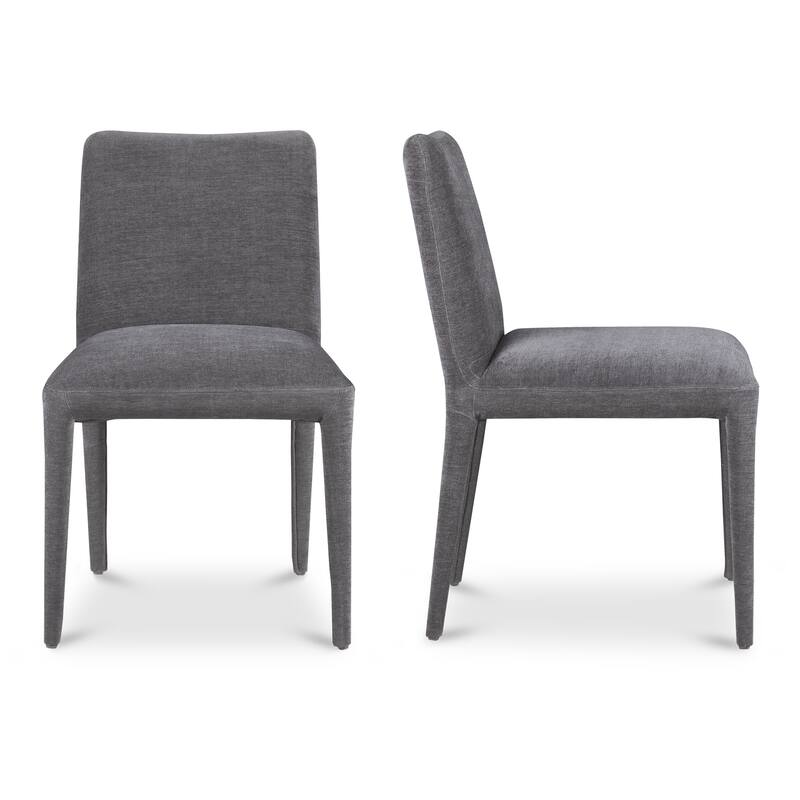 Aurelle Home Modern Upholstered Parson Dining Chair, Set of 2 - 20.5" W x 33" H x 23.5" D