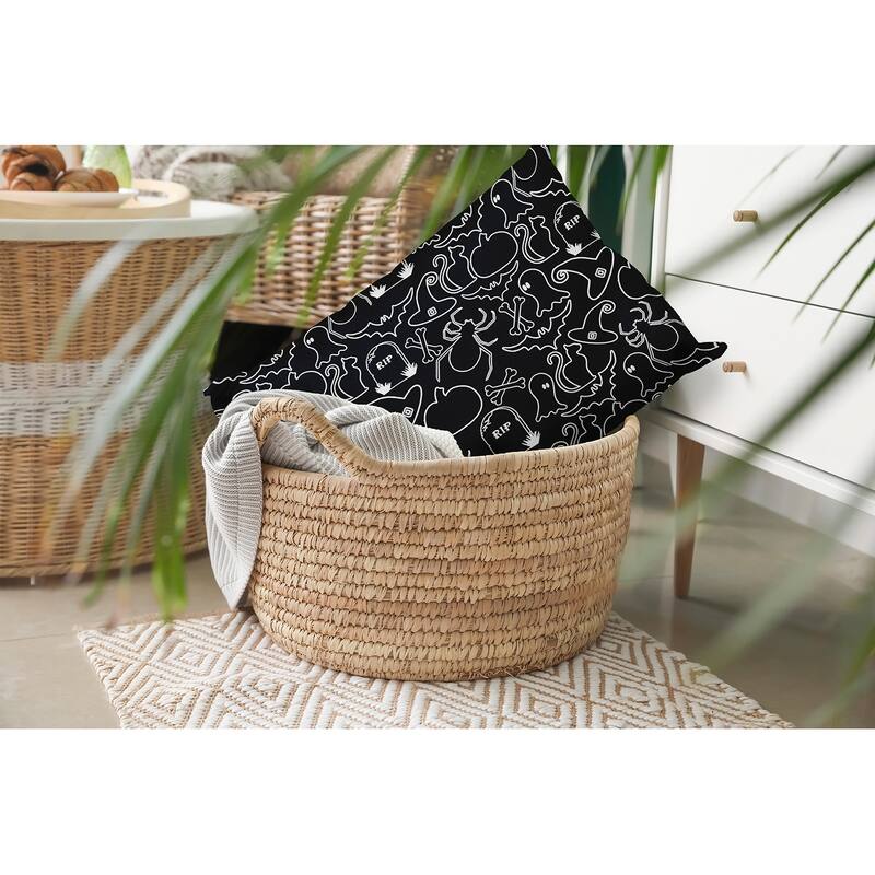 Halloween Outlines Accent Pillow