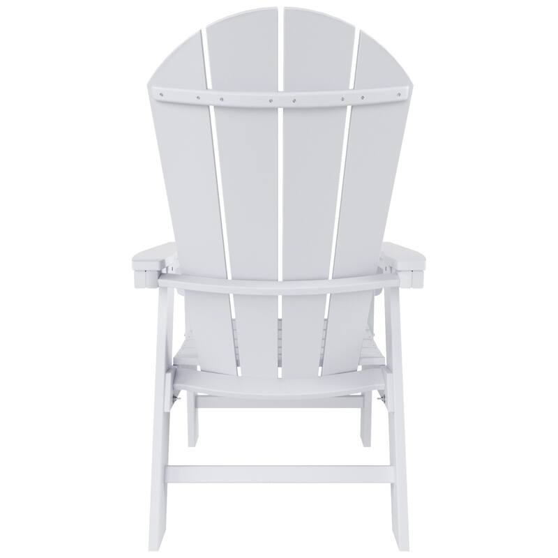 Polytrends Laguna Casual Upright Adirondack Chair (Set of 2)