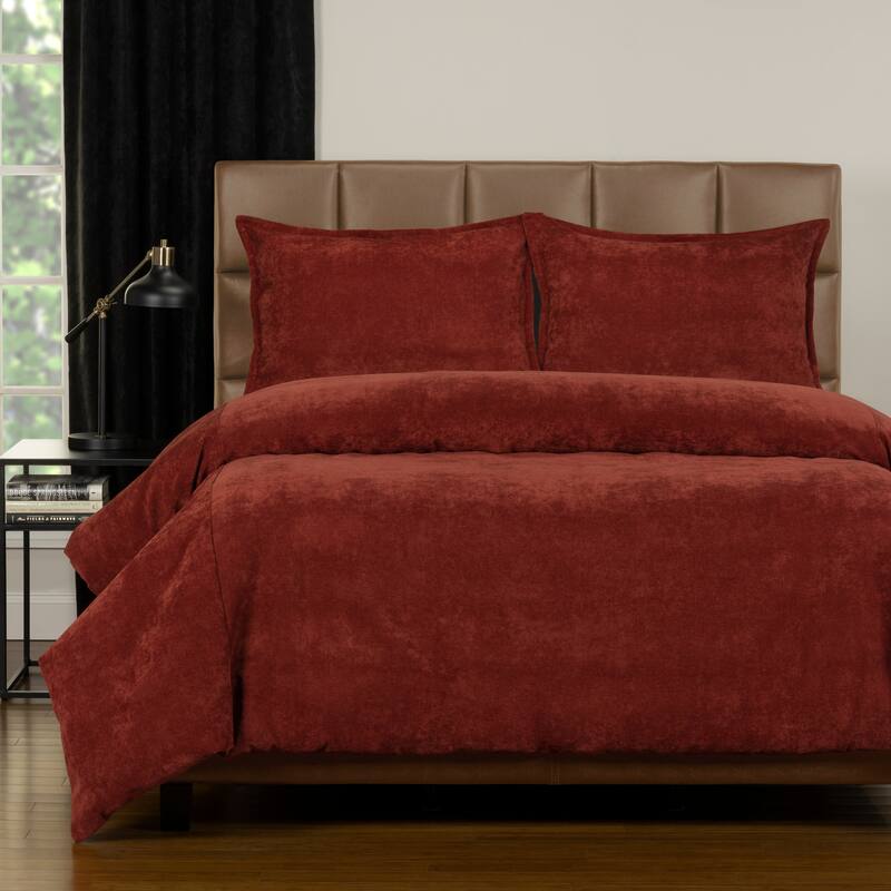 Mixology Padma 4-piece Duvet Cover and Insert Set - Bronze - Twin