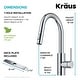 preview thumbnail 2 of 149, Kraus 2-Function 1-Handle 1-Hole Pulldown Sprayer Brass Kitchen Faucet