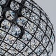 preview thumbnail 55 of 95, Retro French 4/5-Light Antique Brass Globe Crystal Chandelier for Living/Dining Room