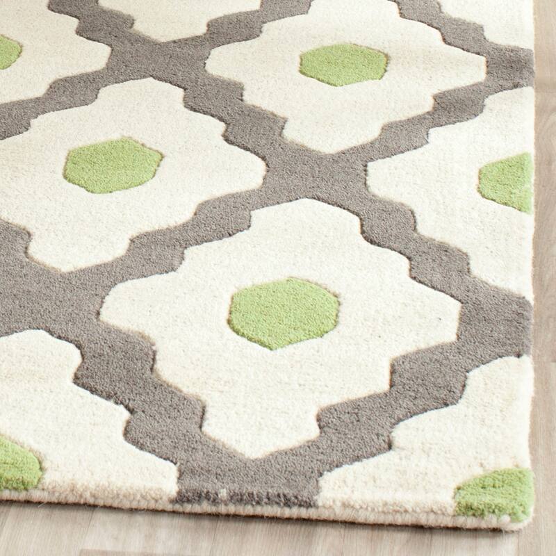 SAFAVIEH Handmade Chatham Sutapa Modern Moroccan Wool Rug