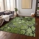 preview thumbnail 91 of 135, Machine Washable Indoor/ Outdoor Modern Floral Chantille Rug