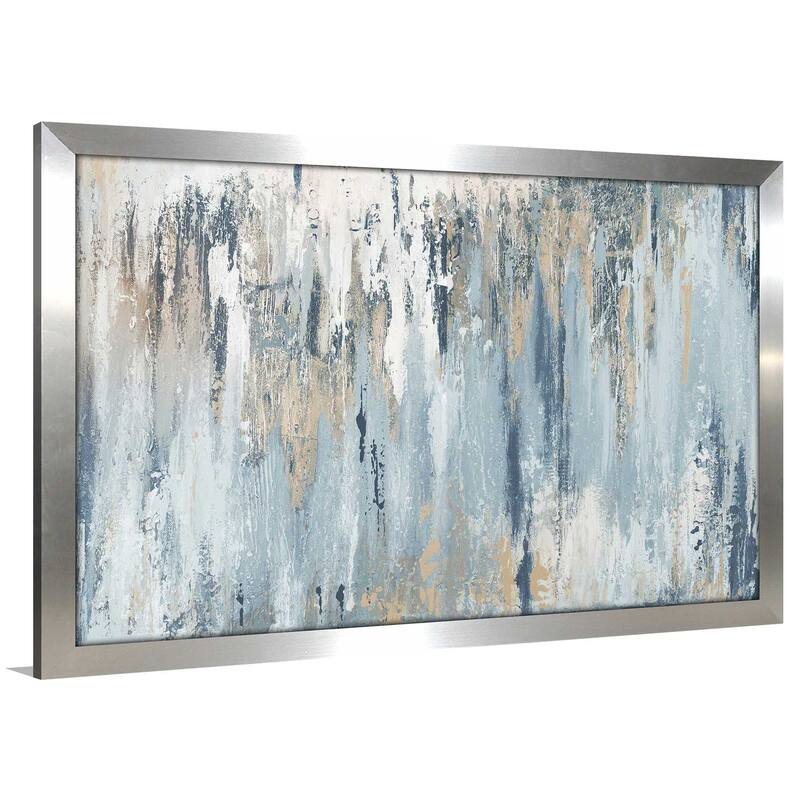 Blue Illusion' Print on Framed Acrylic