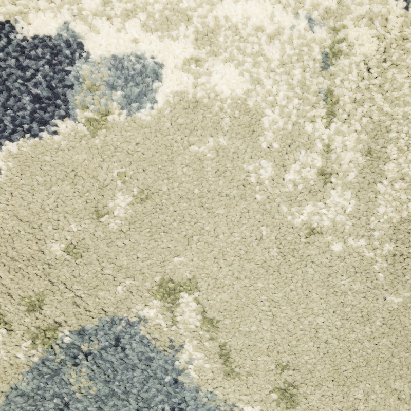Style Haven Salinas Contemporary Abstract Blue/ Grey Indoor Area Rug