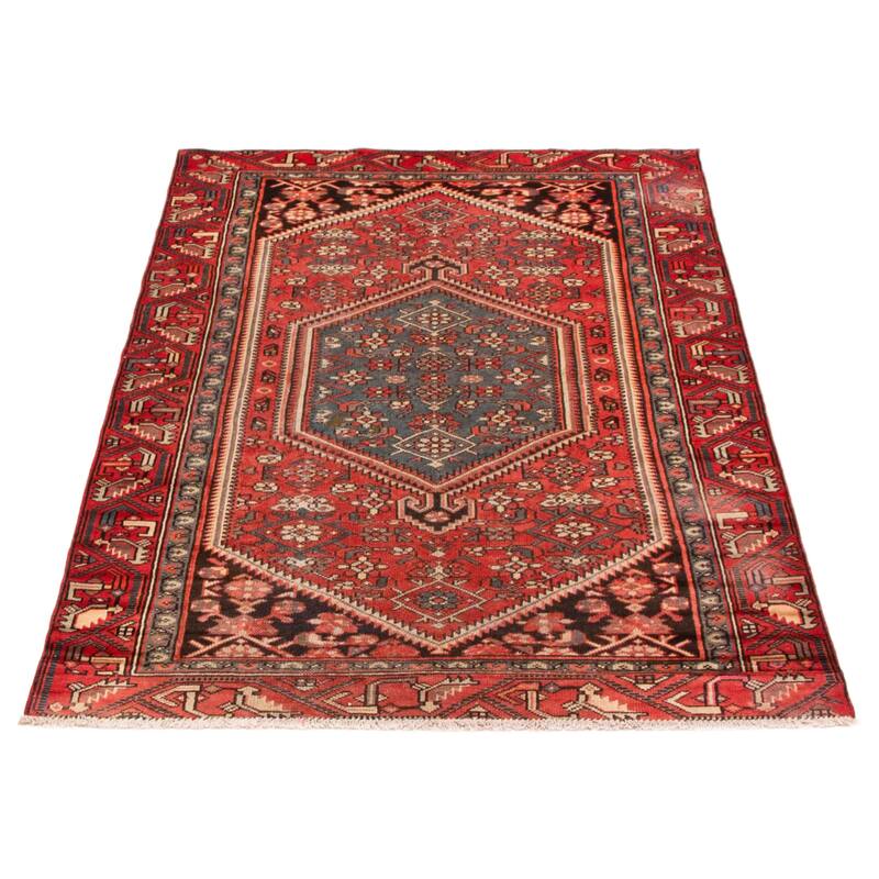 ECARPETGALLERY Hand-knotted Anadol Red Wool Rug - 4'1 x 6'5