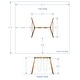 preview thumbnail 4 of 7, Backyard Discovery Durango Cedar Wood A-Frame Swing Set, Belt Swings - 9'1" x 8'1"