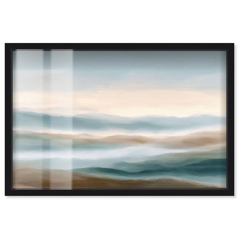 Nuance of the Range II Shadowbox by Art Remedy - Black - 54" x 36"
