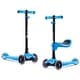 preview thumbnail 1 of 6, Lascoota 2-in-1 Kids Kick Scooter, Adjustable Height Handlebars and Removable Seat