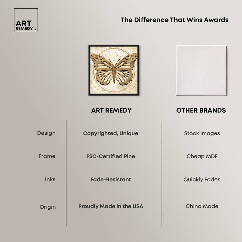 Astro Fluttering Wings Canvas by Art Remedy