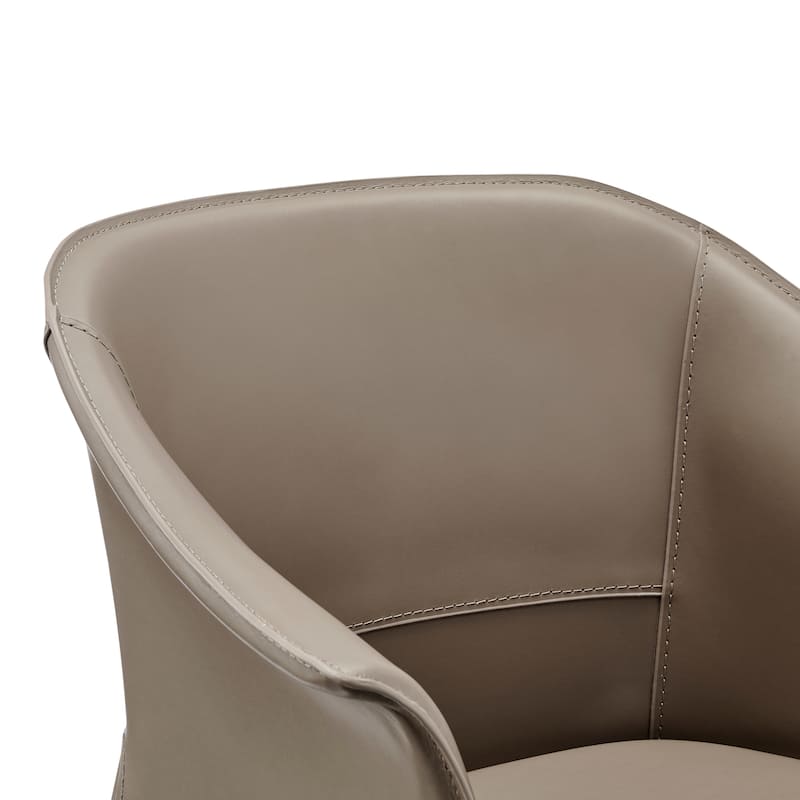 NPD Furniture Callie Recycled Leather Dining Arm Chair