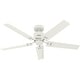 preview thumbnail 3 of 21, Hunter 52" Windbound Outdoor Ceiling Fan with Pull Chain - Damp Rated!