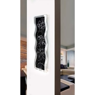 Shop Statements2000 Black Silver Modern Metal Wall Art Accent